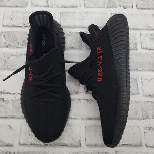 Adidas Yeezy Boost 350 V2 Bred CP9652 Black Red Men's 8.5 Low Top Sneaker 2017
